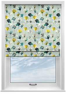 Camarillo, Chartreuse - Twist&Fit Roman Blind